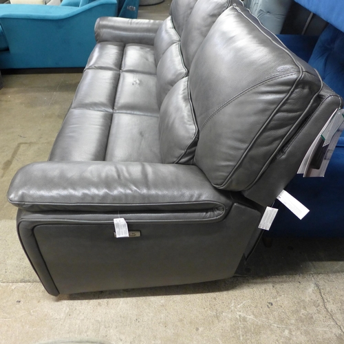 1472 - Kuka Maxwellgry 3 Seater sofa Power with Power Headrests, Original RRP £1333.33 +VAT (4166-22) *This... 