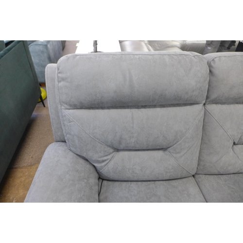 1478 - Justin Grey 2 Seater Power Recliner sofa, Original RRP £833.33 +VAT (4166-18) *This lot is subject t... 