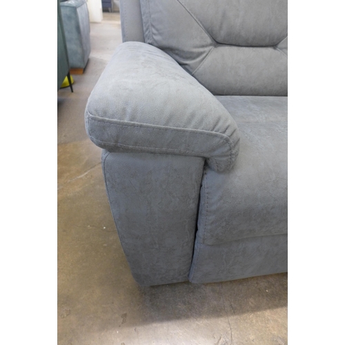 1478 - Justin Grey 2 Seater Power Recliner sofa, Original RRP £833.33 +VAT (4166-18) *This lot is subject t... 