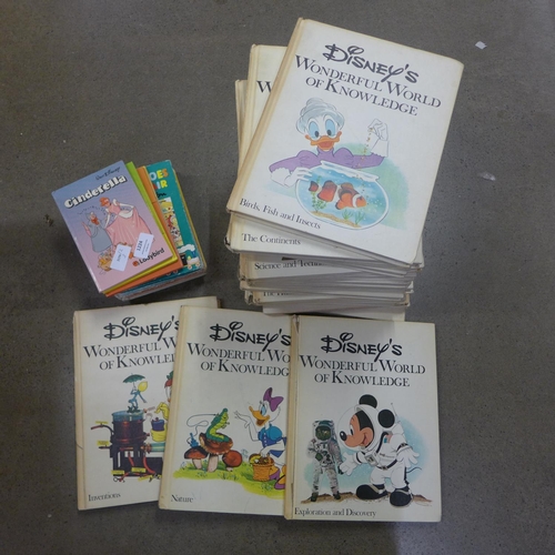 1224 - A collection of Disney Wonderful World of Knowledge and Noddy and Cinderella books **PLEASE NOTE THI... 
