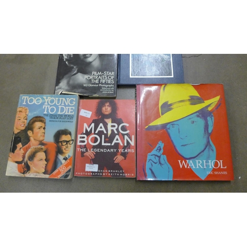 1246 - Art, film and music books including Warhol, Bolan and Disneyland, The First Quarter Century