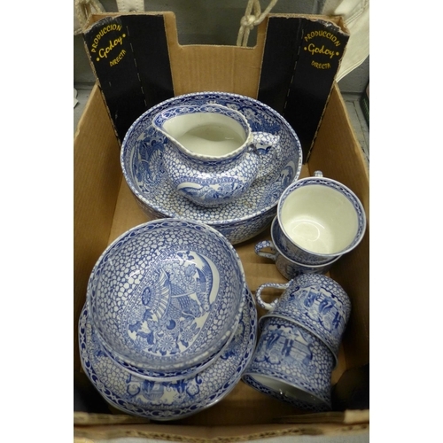1229 - Adams blue and white pattern china **PLEASE NOTE THIS LOT IS NOT ELIGIBLE FOR POSTING AND PACKING**