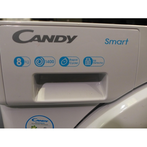 3028 - Candy Integrated Washing Machine (8kg) (H820xW600xD525), original RRP £314.17 inc. VAT - model no.:-... 