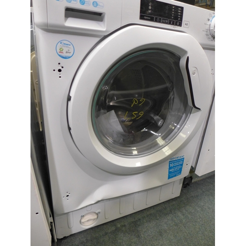 3028 - Candy Integrated Washing Machine (8kg) (H820xW600xD525), original RRP £314.17 inc. VAT - model no.:-... 