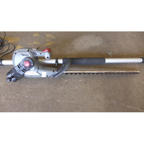 2293 - Eckman electric telescopic angle adjusted hedge trimmer (MIE-10ET-460)