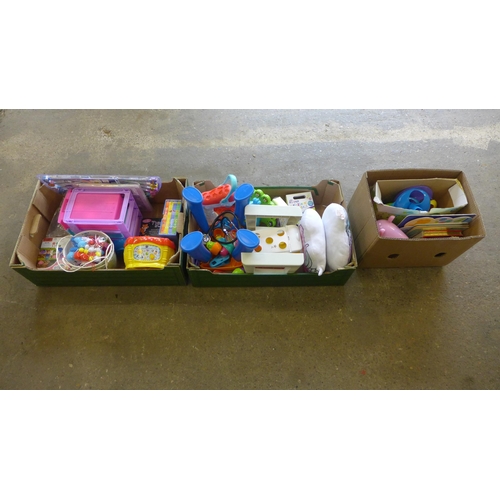 2357 - 3 Boxes of toys