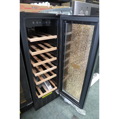 3343 - Viceroy Under Counter Wine Cooler - Broken Glass Door - (H870xW295xD570), original RRP £332.50 inc. ... 