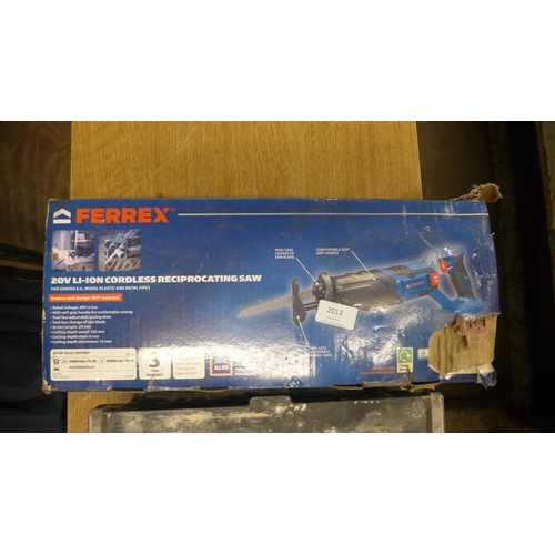 2013 - Ferrex 20v reciprocation saw & tile cutter