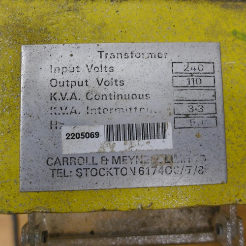 2038 - 110v Transformer