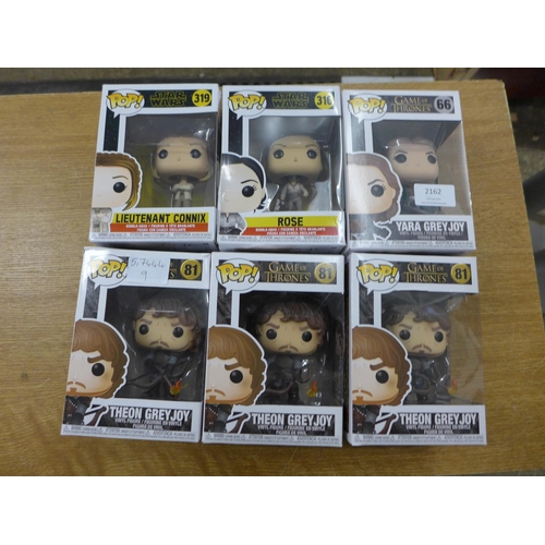 2162 - 29 Funko Pops including Yara Greyjoy and Theon Greyjoy from Game of Thrones and Lieutenant Connix an... 