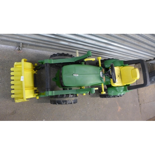 2242 - John Deer Large children's toy tractor - Police repossession