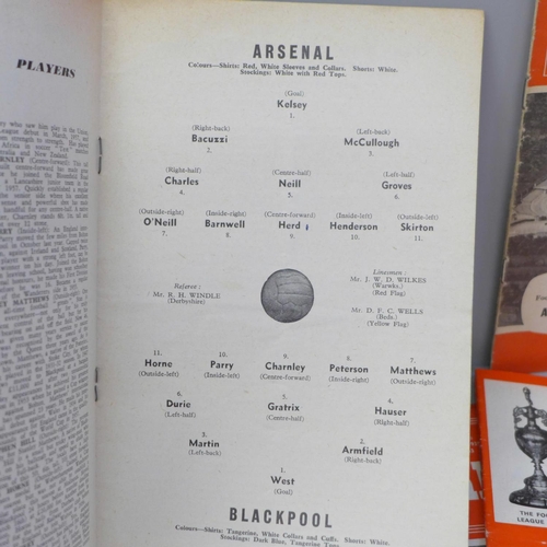 650 - Football memorabilia; Arsenal home programmes from the 1960's (24)