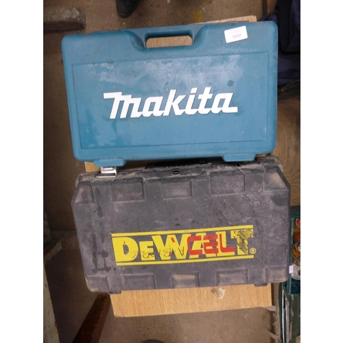 2016 - Dewalt D25102 110v drill -  and a Makita GA4530 angle grinder