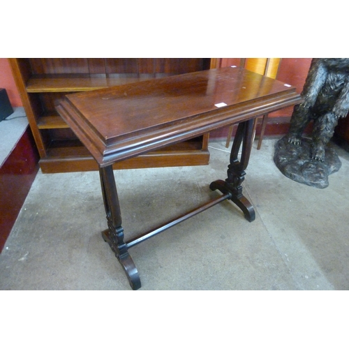 104 - A William IV mahogany side table