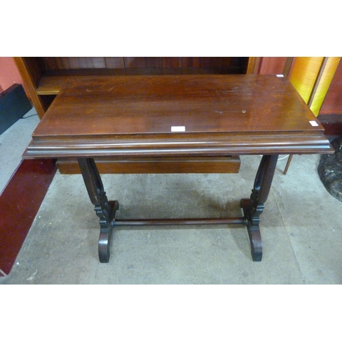 104 - A William IV mahogany side table