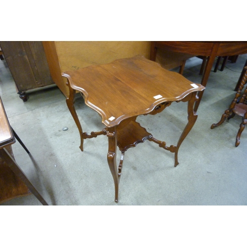 165 - An Edward VII walnut occasional table