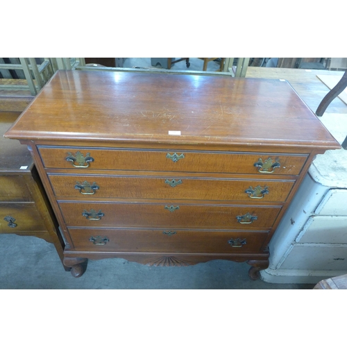 248 - A French style cherry wood chest of drawers