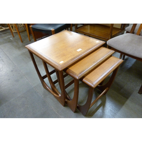 87 - A G-Plan Astro teak nest of tables