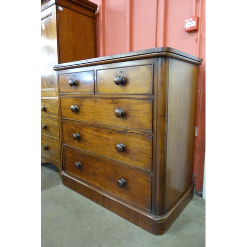 99 - A Victorian mahogany chest of drawers