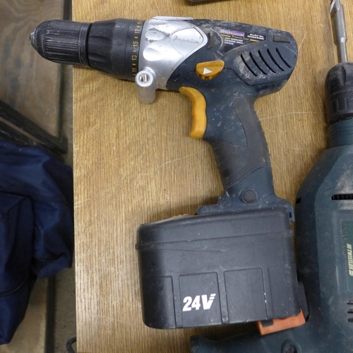 2014 - Titan power drill - TTB276DRL, Sealey power drill -CP3024VHK, Black and Decker power drill KA574CRE ... 