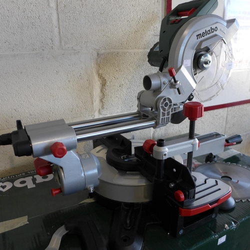 3002 - Metabo Mitre Saw (model:- MET-619260380-KGS216M), original RRP £114.99 + VAT (291-128) * This lot is... 