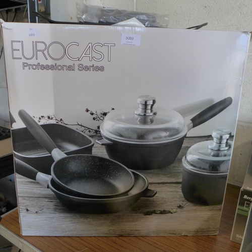 3003 - Berghoff Eurocast Professional Series Cookware Set, original RRP £359.99 + VAT (291-134) * This lot ... 