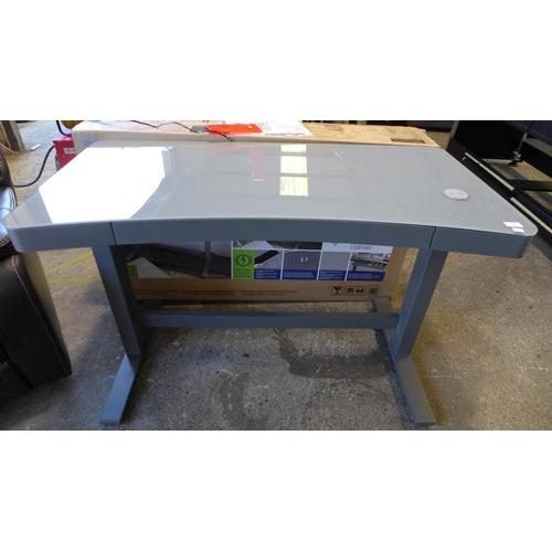 3036 - Prescott Tech Grey Height Adjustable Desk, original RRP £259.99 + VAT (291-172) * This lot is subjec... 