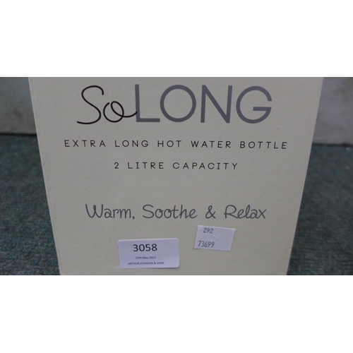 3058 - So Long Hot Water Bottle 72Cm Long  (292-31 ) * This lot is subject to vat