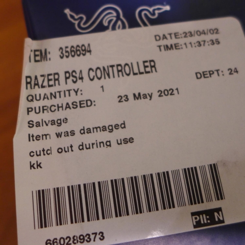 3084 - Razer PS4 Controller (Raiju Tournament Edition) (291-63) * This lot is subject to VAT