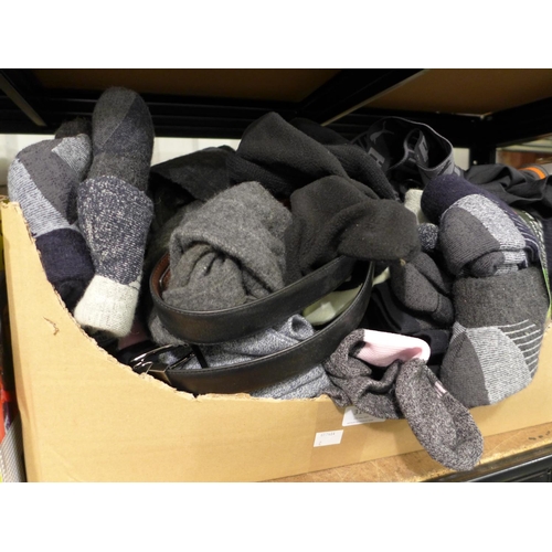 3110 - Assorted men's underwear & accessories inc. a belt, socks, boxers, etc. * this lot is subject to VAT