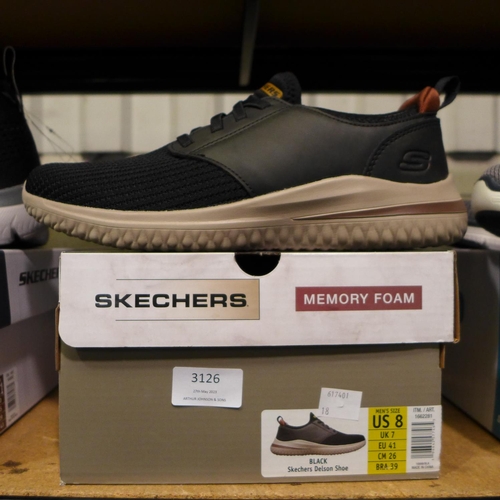 Black skechers size outlet 7