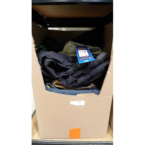 3130 - Assorted men's trousers and shorts - various sizes * this lot is subject to VAT