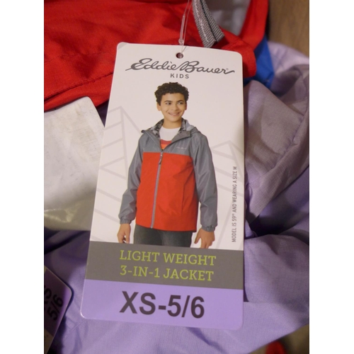 3137 - Four Mixed child's jackets - various sizes/colours * this lot is subject to VAT