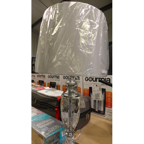 3169 - Eleanor Crystal Table Lamp (model:- 54513) (291-69), four 450mm Round installation sinks (391-134) *... 