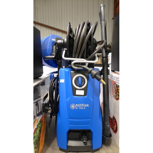 3180 - Nilfisk Pressure Washer (model:- D140 4-9 128471208), original RRP £187.49 + VAT (291-68) * This lot... 