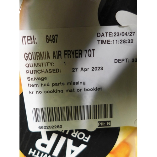 3204 - Gourmia Air Fryer (7QT) (291-145) * This lot is subject to VAT