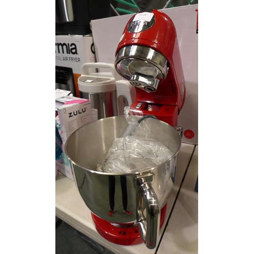 3218 - Kenwood Kmix Red Standmixer (model:- KMX750AR), original RRP £195.83 + VAT (291-28) * This lot is su... 