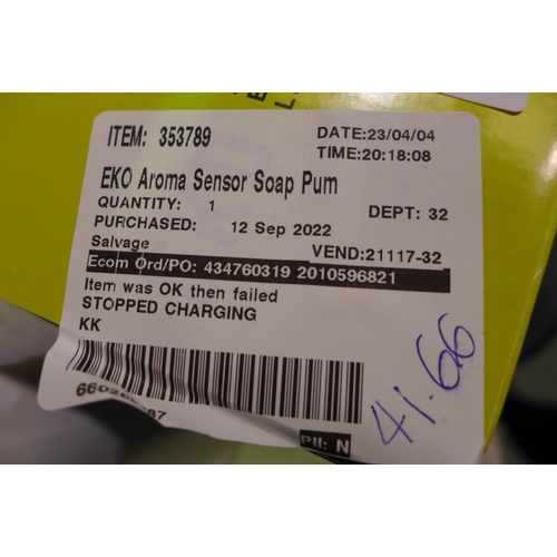 3250 - Eko Sensor White Soap Pump (291-91) * This lot is subject to VAT