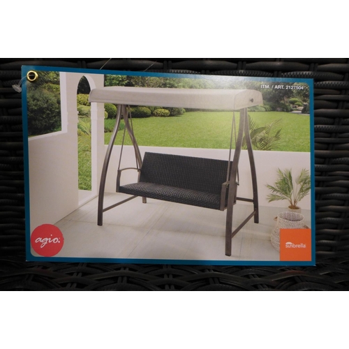 3317 - Cameron Woven Swing (Missing Canopy and Hanging Poles), original RRP £479.99 + VAT (291-171) * This ... 