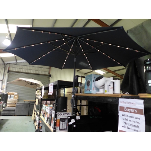 3328 - Sunvilla 10Ft Led Blue  Umbrella, Original RRP £141.66 + vat       (292-30 ) * This lot is subject t... 