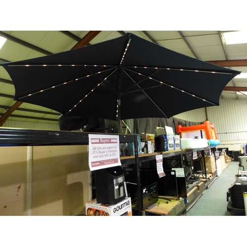 3328 - Sunvilla 10Ft Led Blue  Umbrella, Original RRP £141.66 + vat       (292-30 ) * This lot is subject t... 