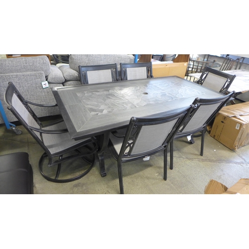 1661 - Agio Turner 7 piece Sling Dining Set, Original RRP £1249.99 +VAT (4166-6) *This lot is subject to VA... 