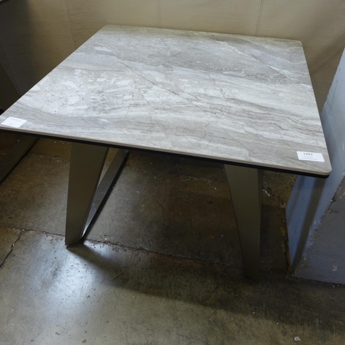 1493 - A Morada marble top lamp table  *This lot is subject to VAT