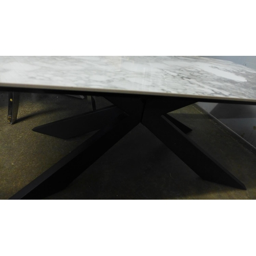 1506 - A Kos marble topped coffee table  *This lot is subject to VAT