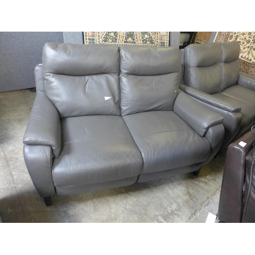 1577 - Barrett Leather 2 Seater Power Recliner  , Original RRP £1166.66 + vat  (4167-10)   * This lot is su... 