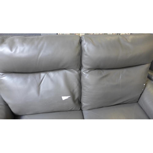 1577 - Barrett Leather 2 Seater Power Recliner  , Original RRP £1166.66 + vat  (4167-10)   * This lot is su... 