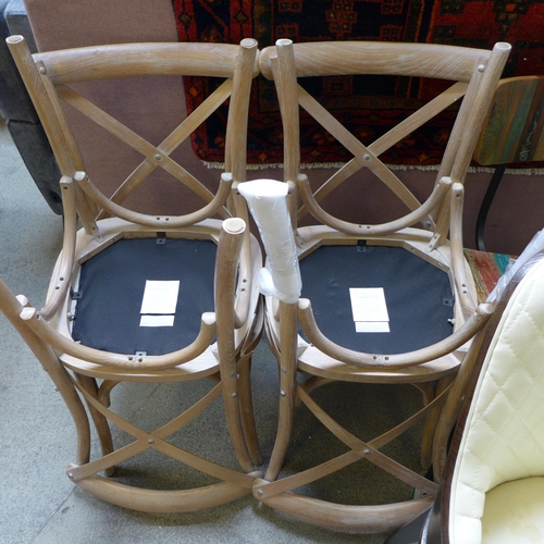 1611 - A large mixed lot of dining/side chairs, some damaged * this lot is subject to VAT