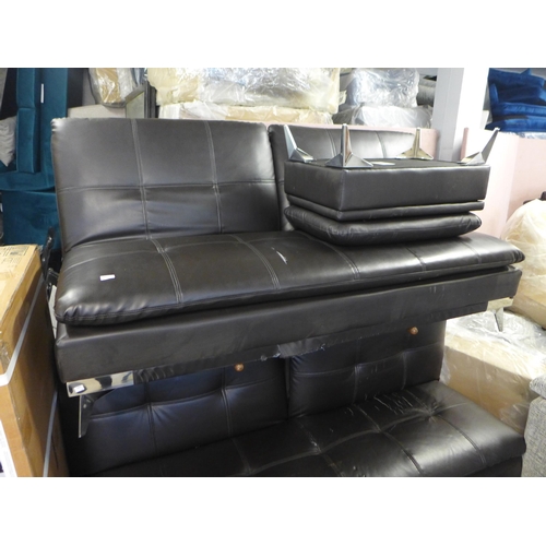 1998 - Sealy Sofa Convertible With Ottoman, Original RRP £574.99 +VAT - damaged(4166-32) *This lot is subje... 