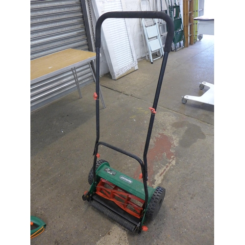 2235 - Flymo Hover Comapct 300 with strimmer, Hozelock hose pipe & Qualcast push mower