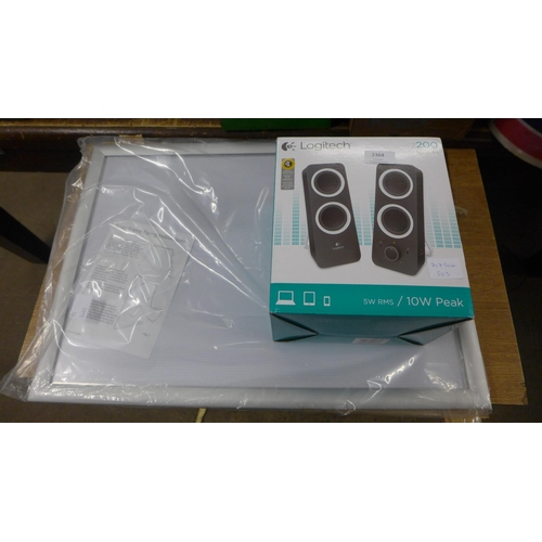 2364 - Logitech multimedia speakers and Snap frame